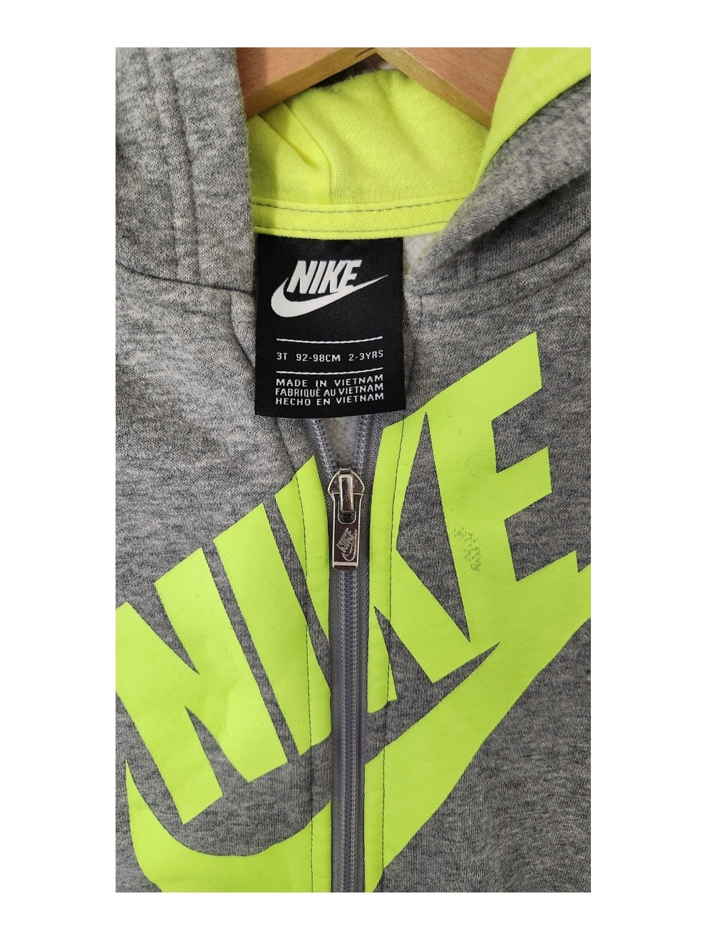Tiddler Boys Nike Sweater Zip  Hoodie